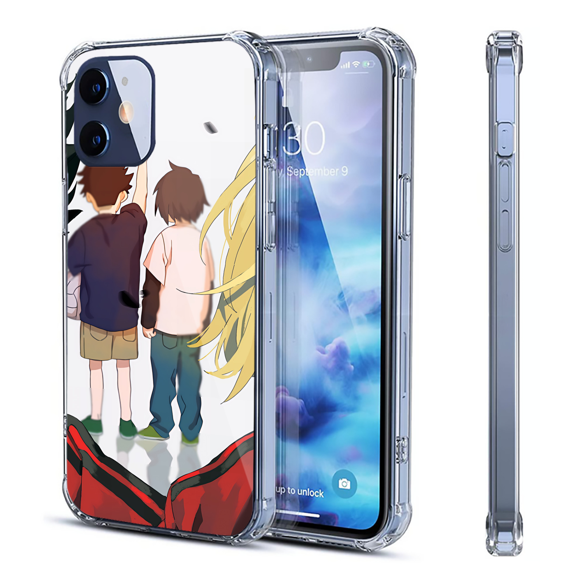 （画像用） ハイキュー!! Haikyu!! 【iPhone 12シリーズ対応】透明スマホケース（クリアソフトケース）